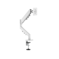 GAMEON GO-5501 Gas Mechanical Spring Single Monitor Arm For Gaming And Office Use - White