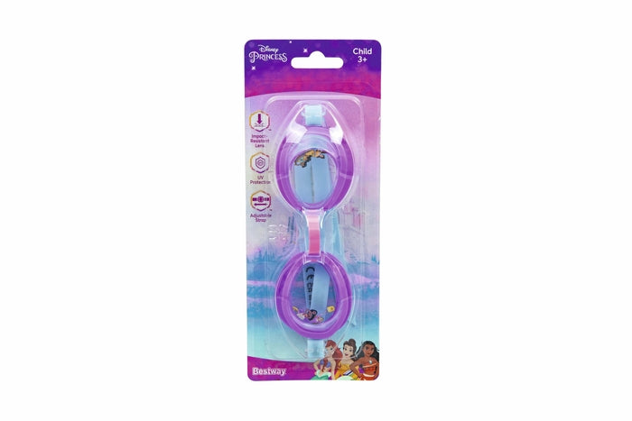 BESTWAY VALUE GOGGLES DISNEY PRINCESS (one pair of goggles, 1 assorted colors) Age 3+