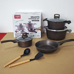 OSFE UMC Marble Cookware Set 17 pcs - Black