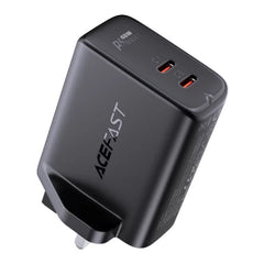 ACEFAST A12 PD40W(USB-C+USB-C) dual port charger (UK) black