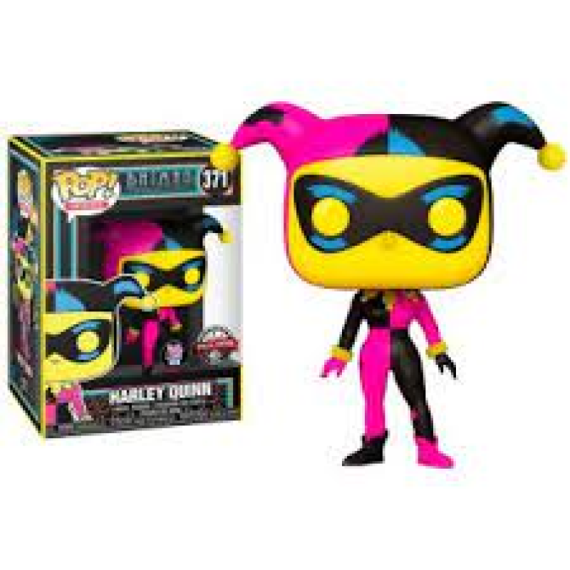 FUNKO Harley Quinn (Black Light) figure from POP Heroes: DC