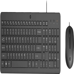 HP 150 Wired Mouse and Keyboard - Arabic/English Keys - Keyboard & Mouse Combo