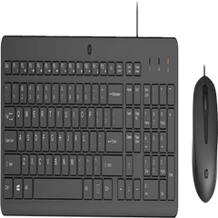 HP 150 Wired Mouse and Keyboard - Arabic/English Keys - Keyboard & Mouse Combo