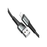 USB-A TO LIGHTNING FAST CHARGING DATA CABLE 3M BLACK