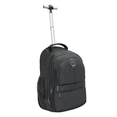Promate Large Capacity Trolley Bag with Multiple Compartments for 15.6” Laptops ,BLACK