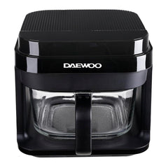 مقلاة هوائية رقمية من دايو مع وعاء زجاجي سعة 5.5 لتر، شاشة لمس LED، 8 برامج مُعدة مسبقًا، 1200 واط