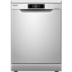 غسالة أطباق شارب قائمة بذاتها، 8 برامج، 14 إعدادًا، مصنوعة من الفولاذ المقاوم للصدأ