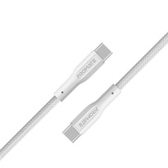 Promate - xCord-CC,High Tensile Strength Data & Charge USB-C Cable,WHITE