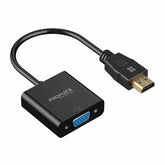 Promate HDMI to VGA Adaptor Kit,Black