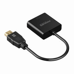Promate HDMI to VGA Adaptor Kit,Black