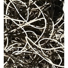rubber bands black and white