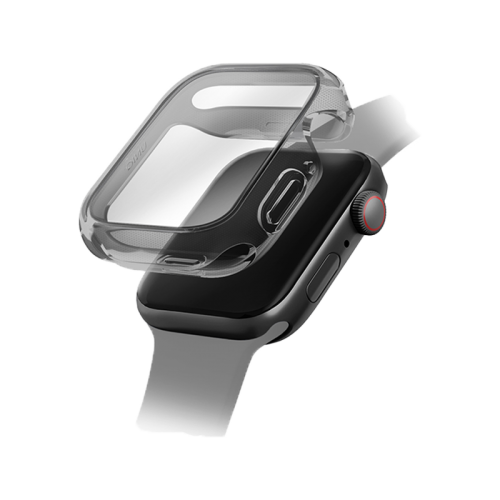 UNIQ GARDE HYBRID WATCH CASE WITH SCREEN PROTECTION 46MM - SMOKE