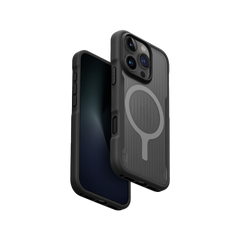 UNIQ HYBRID IPHONE 16 PRO MAX MAGCLICK CHARGING COMBAT ACTIVE - CHARCOAL BLACK