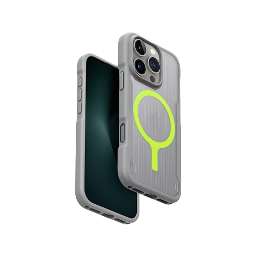 UNIQ HYBRID IPHONE 16 PRO MAGCLICK CHARGING COMBAT ACTIVE - STONE GREY