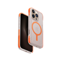 UNIQ HYBRID IPHONE 16 PRO MAGCLICK CHARGING COMBAT ACTIVE - VOLT ORANGE