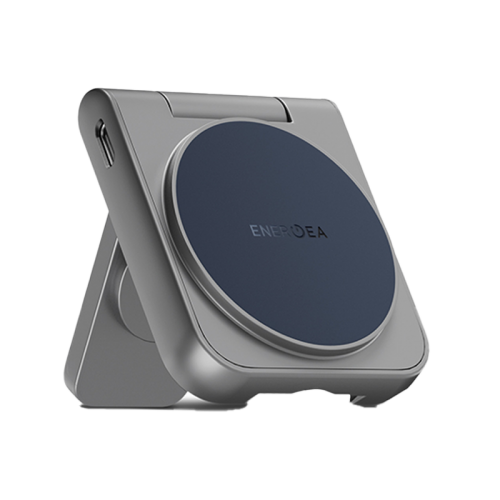 ENERGEA MAGDUO, 2IN1 FOLDABLE QI2 MAGNETIC FAST WIRELESS CHARGER - BLUE