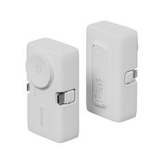 BAZIC GOPOWER KODA, 2IN1 5000MAH FOLDABLE USB-C / LIGHTNING PIN POWERBANK WITH APPLE WATCH CHARGER - VANILLA