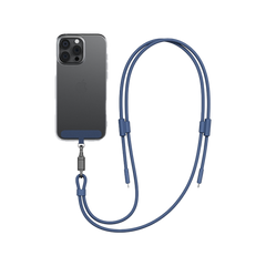 ENERGEA LASSO LANYARD C-C CABLE 480MBPS, 240W WITH LANYARD CARD 1.5M -BLUE