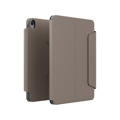 جراب UNIQ ROVUS SNAPMOUNT المغناطيسي القابل للفصل والدوران 360 درجة لهاتف iPad Air 11 (M2-M3) - رمادي فلينت (رمادي فلينت)