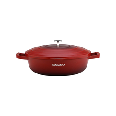 Daewoo 28cm Shallow Granite Casserole with Lid - DCT SS28