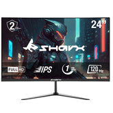 SHARX BITE Gaming Monitor 24", OD 120hz Refresh Rate, 1ms (MPRT) Response Time, IPS, FHD, 2.1HDMI, Fixed Stand, 2W Speaker, Free Sync, G-Sync Compatible.