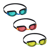 Bestway Aqua Burst Essential II 3-Pack Goggles (Contents:three pairs of goggles, 3 assorted colors) Age 7+