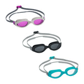 Bestway Accelera 3-Pack Goggles (Contents:three pairs of goggles, 3 assorted colors) Age 14+
