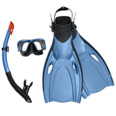 Bestway Inspira Pro Snorkel Set S/M (Contents:One mask, one snorkel and one pair of fins,2 assorted colors, Fin Size: US (5.5–8 ); Eur (37.5-41))