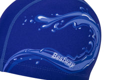 Bestway Sleek'N Stretch Premium Fabric Swim Cap (One swim cap, one assorted colors) Age 14+