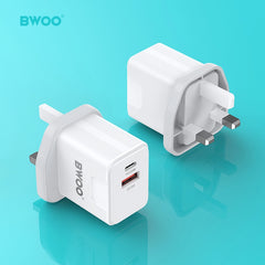 PD 20W + QC 18W DUAL PORT WALL CHARGER