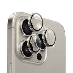 WIWU LG-006 3D Eagle eys lens guard for ip16 Pro/ip16 Pro Max Titanium gray