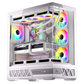 جهاز ألعاب Ryzen 7، معالج Ryzen 7 9800X3D، بطاقة رسومات RTX 5080 بسعة 16 جيجابايت، نظام تشغيل Windows 11 Pro