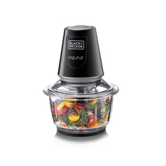 Black & Decker Glass Bowl Chopper 1.2L 400W