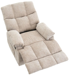 Lounge Recliner Sofa – Premium Chenille Fabric Comfort Design (88×94×103 cm) – Beige