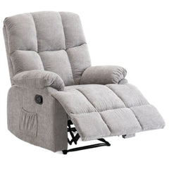 Lounge Recliner Sofa – Premium Chenille Fabric Comfort Design (88×94×103 cm) – Light Grey