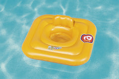 Bestway 76CM X 76CM Wondersplash Square 3-Ring Baby Boat (Contents: 1 baby seat.) Age 1-2