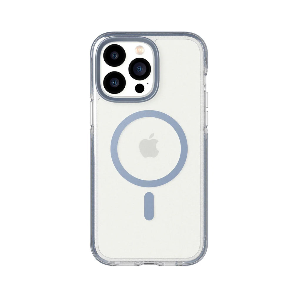 Tech21 Evo Crystal iPhone 14 Pro Max case,Steel Blue