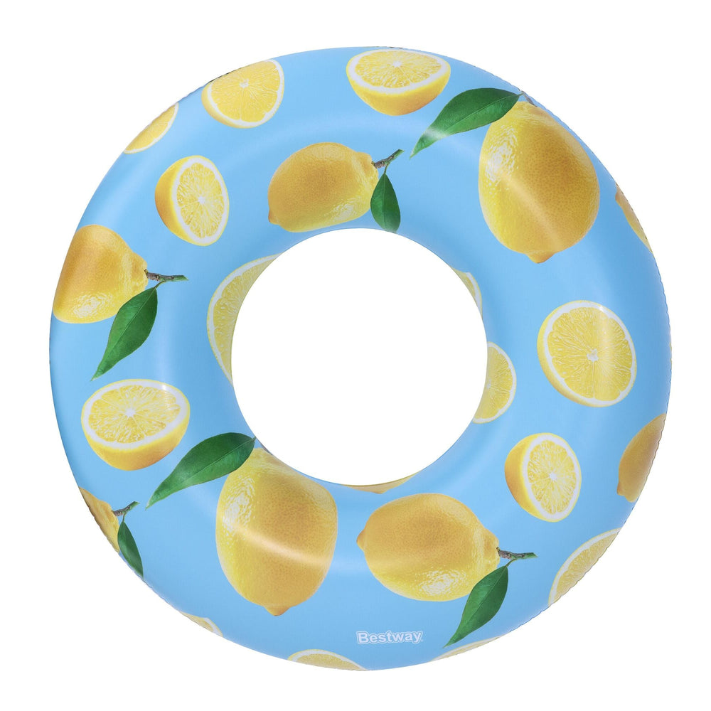 Bestway Φ1.19M Scentsational Lemon Swim Ring (Contents:1 swim ring, repair patch.) Age 12+