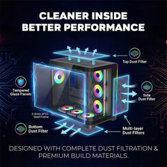 GAMEON Ryzen 7 Gaming PC, Ryzen 7 9700X, RTX 5070 12GB, Windows 11 Pro