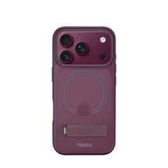 Torrii TORERO (Stand Case+MagSafe Compatible) Cover For iPhone 18 Pro (6.3”) - Cherry-4895264801427