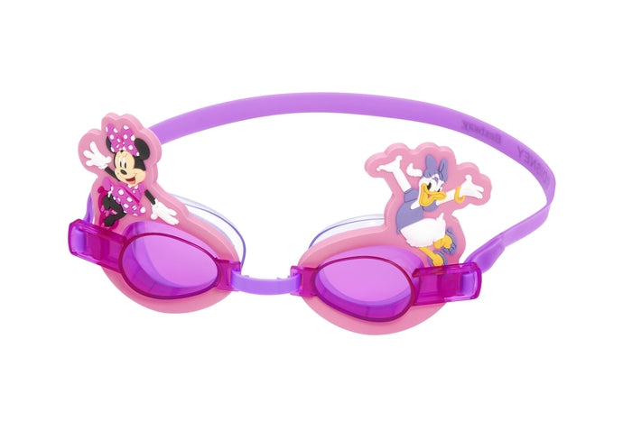 BESTWAY DELUXE GOGGLES MINNIE (one pair of goggles, 1 assorted character designs) Age 3+
