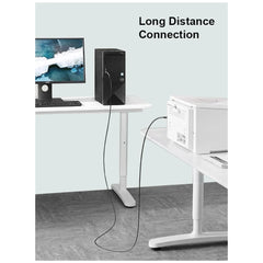 Mowsil 5Mtr USB 2.0 Type-A to Type-B Printer Cable