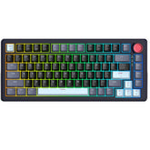 Sades Skyblade 82 82 Key Compact layout 75% with immersive RGB & Multi-Function Knob Wireless mechanical Gaming keyboard - Black