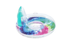 Bestway 1.18M X 1.17M Tie Dye Swim Tube (Contents:1 swim tube, repair patch)