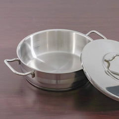 ASTRA 9 Piece 18/10 Stainless Steel Cookware Set (24, 24, 20, 16 cm Casserole and 24 cm Pan) - Turkey