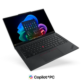 Lenovo ThinkPad E14 Gen 7 Intel Core Ultra 7 256V، 8C/14" WUXGA/16 جيجابايت DDR5 ملحومة/512 جيجابايت M.2 SSD/بطاقة رسومات Intel Arc مدمجة 140v/نظام تشغيل DOS/إنجليزي-عربي/أسود/ضمان سنة واحدة/حقيبة علوية