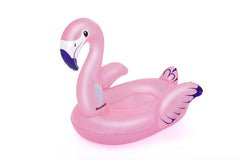 BESTWAY 1.53M X 1.43M LUXURY FLAMINGO (Contents:1 ride-on, repair patch)