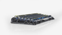 GravaStar Mercury K1 Lite 75% Wireless Mechanical Gaming Keyboard,Transparent Black