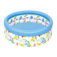 Bestway Φ1.22M X H25CM Coral Kids Pool (Contents:One pool, repair patch) Age 2+