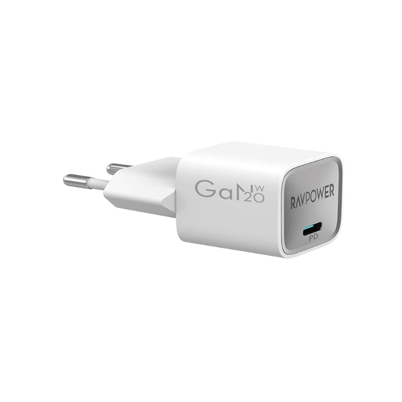 RAVPower RP-PC1055 Mini PD20W GaN type C Charger White